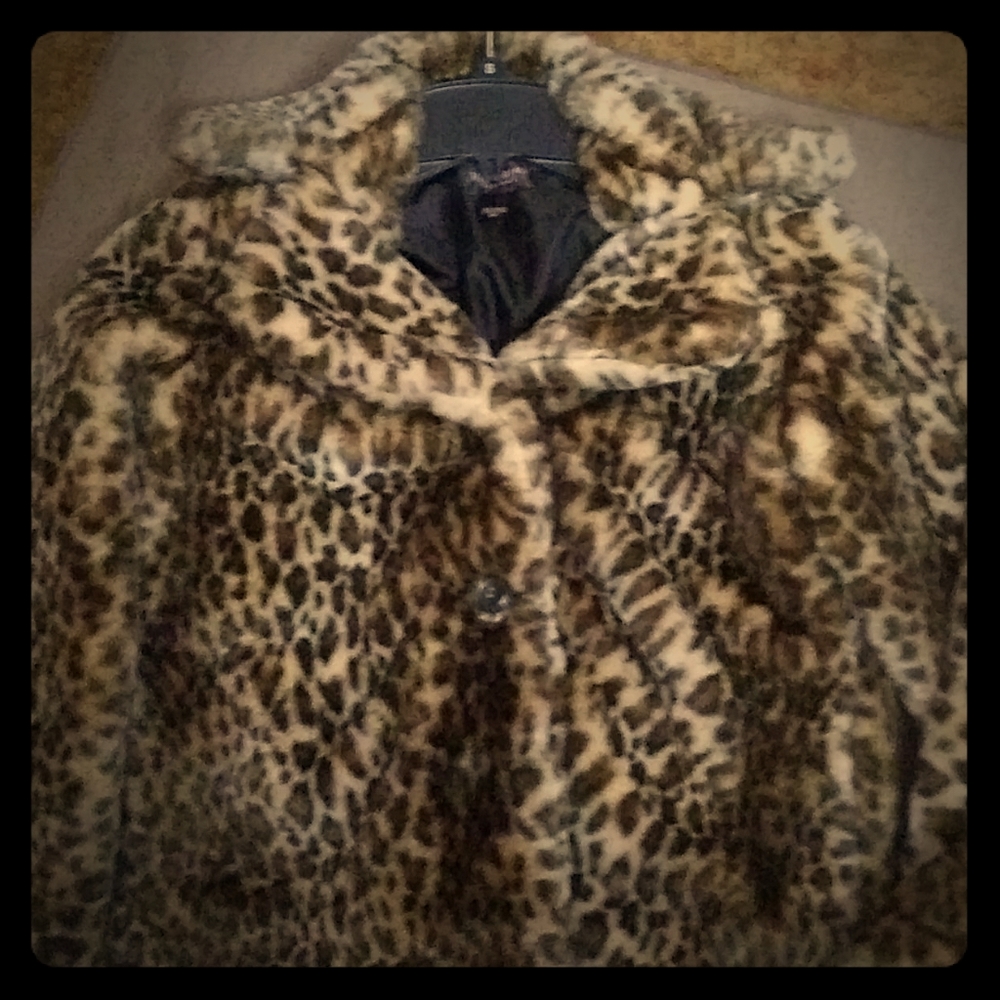 Victoria's Secret Leopard Fur Coat